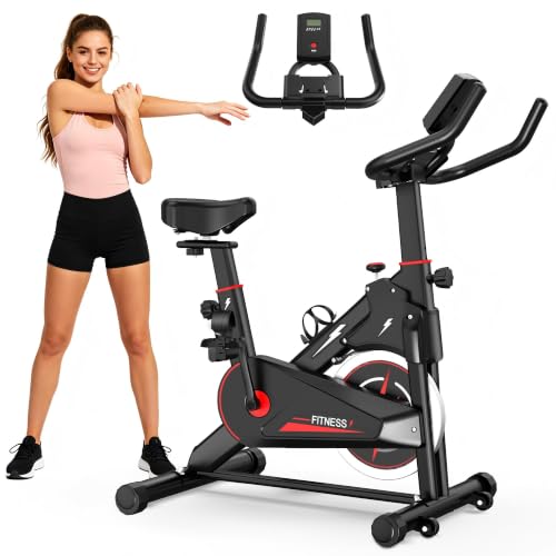 Indoor Exercise Bike with Monitor