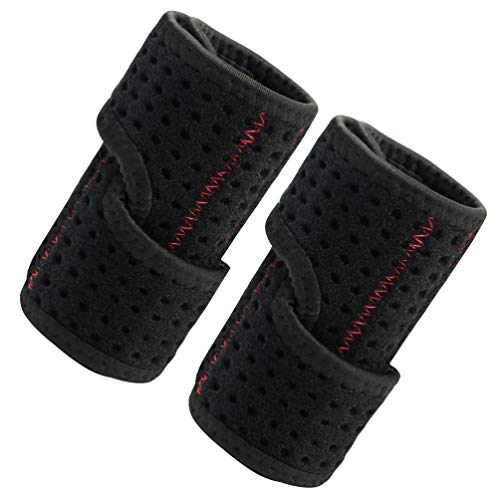 CLISPEED 1 par de Manga de CompressÃ£o de Pulso Pulseira Suporte de Pulso AjustÃ¡vel para Homens Mul