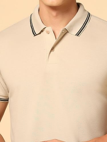 Image of INKKR Men's Collared Neck Stylish Half T-Shirt