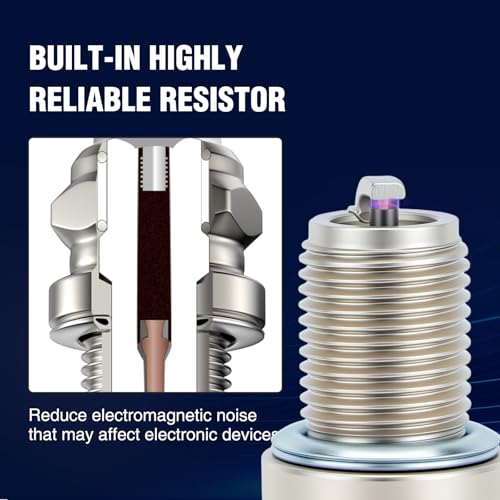 Image of BR8ES Spark Plug for NGK BR8ES 5422 Champion RN3C 880 Kawasak Yama Polaris Dirt Bike Motorcycle Marine ATV 4 PACK