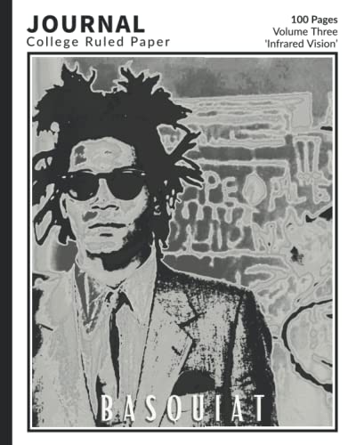 Jean-Michel Basquiat | Composition Notebook | College Ruled Comp Book | Lined Paper | Grades K-12 and Adults | Writing Notebook | Home-School Supplies | Volume 3 | 100 Sheets image 2