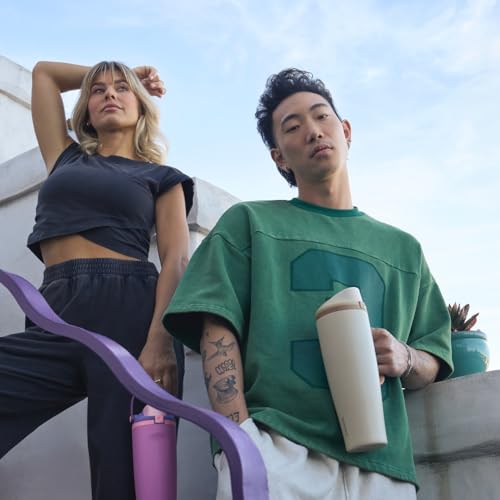 Image of Owala FreeSip Tumbler - Stainless Steel - 40-oz. - Tan (Lightly Toasted) (Pack of 6)