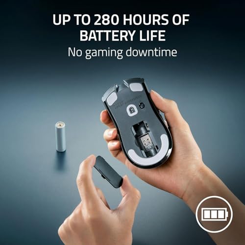 Image of Razer Viper V3 HyperSpeed Wireless Esports Gaming Mouse: 82g Lightweight Design- 30K DPI Optical Sensor- Up to 280 Hr Battery Life-Mechanical Switches Gen-2-Classic Black-RZ01-04910100-R3M1