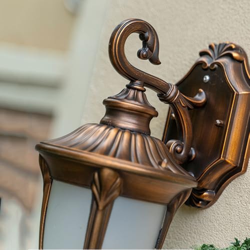 Applique extérieure E27 IP65 étanche avec diffuseur en verre dépoli - 7