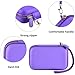 Travel Case for UCOMX for Nano/for Iseyyox/for LISEN/for RTOPS 3 in 1 Wireless Charger, Foldable Magnetic Charging Station Storage Holder Bag for Fast Charge Pad Cable and Adapter, Purple-Box Only