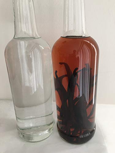 Madagascar Vanilla Beans Grade A Fresh 5"-8" (1/2Lb) for Extract, Cooking and Baking by FITNCLEAN VANILLA| 0.5 Pound (.5lb/8 oz) Bulk NON-GMO Whole Bourbon Gourmet Natural Raw Pods.