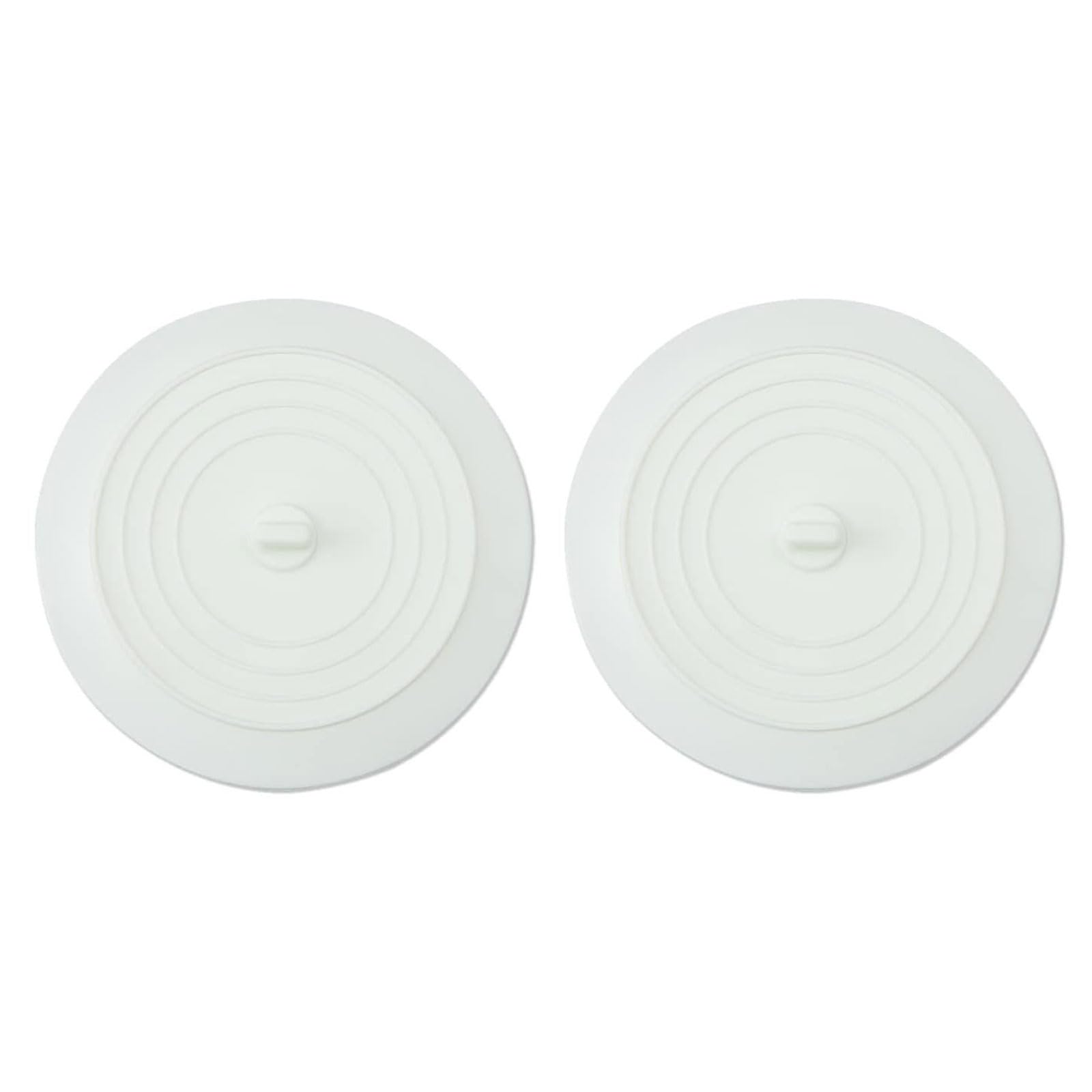 2pcs / set Drain Cover Soft & Long Service Solution Bathtub Drain Cover Bathroom for Bathtubs Sinks Large Bathtub Sink Hair Stop Long Service Solution Prevents Water Overflows in Kitchen &
