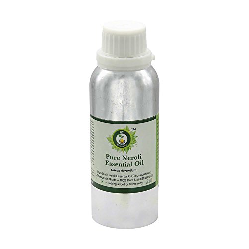 R V Essential Pure Neroli Essential Oil 1250ml (42oz)- Citrus Aurantium (100% Pure and Natural Therapeutic Grade)