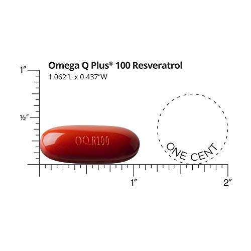 Dr. Sinatra Omega Q Plus 100 Resveratrol – Omega-3 Supplement Supports Heart Health and Provides Antioxidant Power with 100mg of CoQ10 and Resveratrol (60 softgels) - Thumbnail 4
