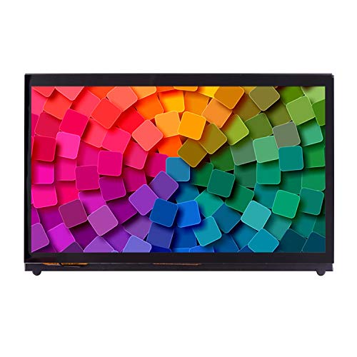 LUCKDANO Monitor de Pantalla Táctil HD de 10 Pulgadas 1024 * 600 Compatibilidad con Herramienta Educativa Pantalla Portátil con Interfaz USB HD