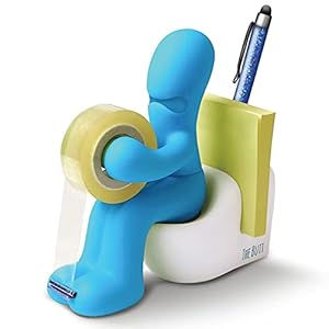 Klebefilm-Abroller und Bürobedarf-Station – Schreibtisch-Accessoire – Origineller Schreibtisch-Organizer mit…