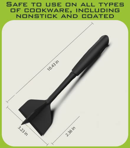 Xspecial Meat Chopper For Ground Beef - Hamburger Smasher & Separator Tool, Meat Masher & Spatula, Kitchen Utensil For Cooking Ground Meat, Silicone Meat Crusher & Crumbler - Mix N Chop Tool #TOP3