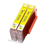 キヤノンインクカートリッジ371 370 XL Canon BCI-371XL Yイエロー 2本パック 大容量 対応機種:PIXUS TS5030 TS5030S TS6030 TS8030 TS9030 MG5730 MG6930 MG7730F MG7730 最新型ICチップ対応 残量表示あり