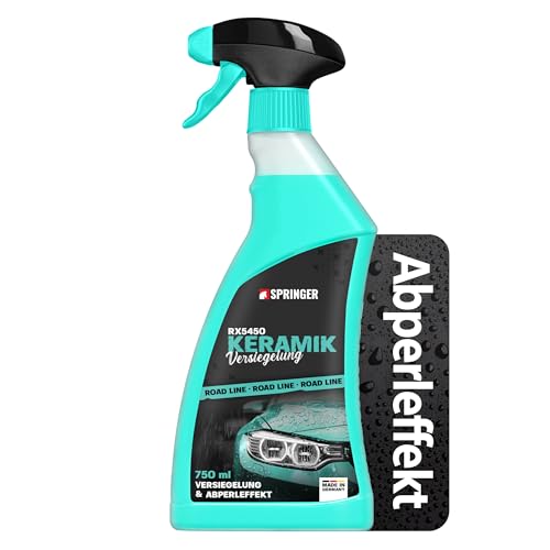 SPRINGER RX5450 - - Keramikversiegelung 750 ml - - Made in Germany - - Oberflächen-Versiegelung - - Auto Ceramic-Wax Hochglanz - - Lackversiegelung - frischer Glanz & Abperleffekt