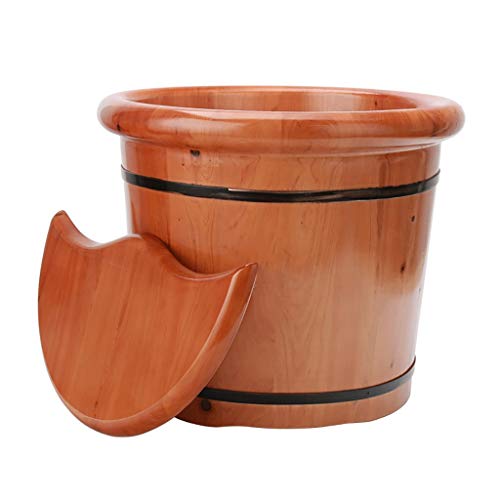 Spa de pies de madera Katzowen bañera de pies 36 cm miniatura 6