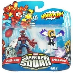 Marvel Superhero Squad Series 20 Mini 3 Inch Figure 2Pack SpiderMan SpiderWoman
