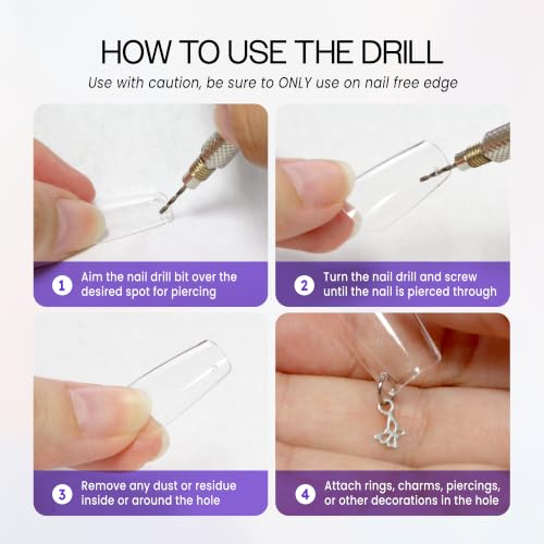 Herramienta para perforar uñas Beauticom Nail Art miniatura 5