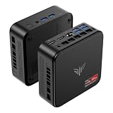 NiPoGi E3B Mini PC, AMD Ryzen 5 7530U (fins a 4,5GHz), 16GB LPDDR4 512GB SSD