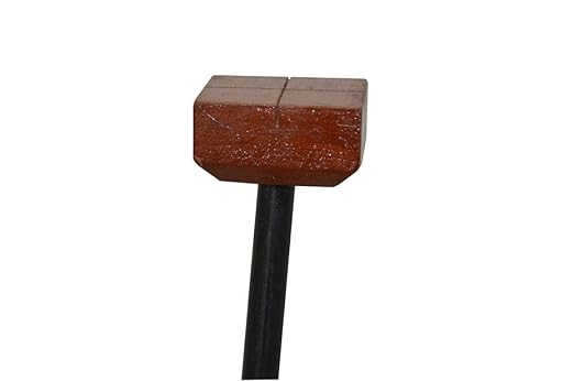 Wooden Cross Staff with Pole for Survey using in Ground for Survey with Folding Pole Brown Colour, Cross Staff with pole having strong iron Survey Equipments (Pack of 1)