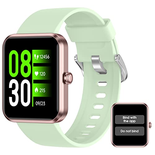 Pautios Smart Watch, Fitness Tracker Without Smartphone, Blood Oxygen Heart Rate and Sleep Monitor, IP68 Waterproof Pedometer Watch, 42mm Fitness Watch for Women Men, Step Counter