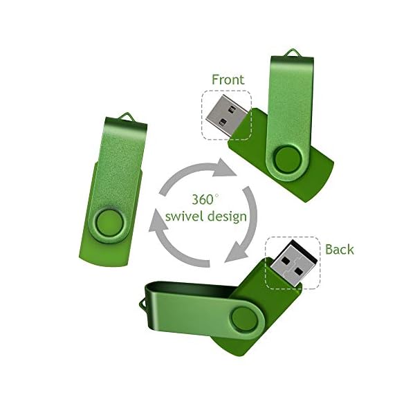 32MB USB Stick Kleine Kapazität Speicherstick Uflatek USB 2.0 Flash Laufwerk 10 Stück Rotate Memory Sticks Metall Flash… – Bild 3