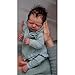 Zero Pam Lifelike Reborn Baby Dolls -18 Inch Realistic Real Life Silicone Baby Doll That Looks Like A Real Infant, Sleeping Newborn Girl Doll with Soft Cloth Body for Kids Role Play