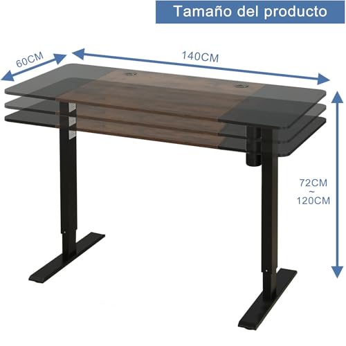 Consejos y reviews para comprar Escritorios de altura ajustable al mejor precio. 3 Imagen adicional