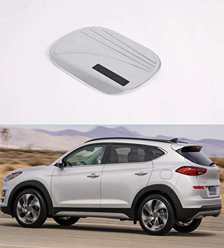 Momoap /ABS Chrome Auto Fuel Filler Door Cover Gas Tank Cap Decoration Cover Trim for Hyundai Tucson 2019-2020