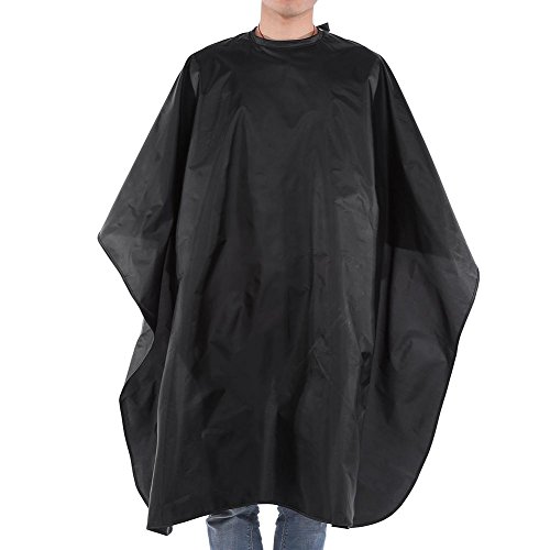 Salon Barber Cape, Black Hair Cutting Cape, Anti Static Salon
