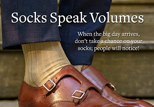 Pima Cotton Dress Socks For Men – Knee High Mens Khaki Dress Socks – Classic Over The Calf Dress Socks By Boardroom Socks #TOP2