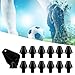 QSTDGVPW 12Pcs Rugby Shoes Soccer Shoe Spikes Professional Anti Slip M6 Football Boot Spikes Track Shoes Spikes for Competition, Height 11mm