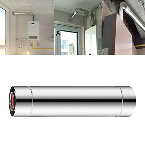 B Baosity Portable Flue Extension Tube Chimney Stainless Steel 2.36 Inch Fittings Stove Pipe Tent Pipe For Outdoor Hiking Winter Heater Furnace Burner, 6Cmx50Cm #TOP5