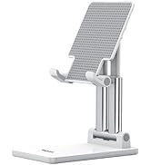 Dyazo Adjustable Mobile Phone Stand | Multiple Height & Angle Adjustable Desk Holder | Portable, ...