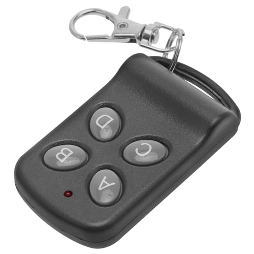 HOMSFOU Télécommande 433 Mhz Pour Porte De Garage 4 Boutons Sans Fil à Code Apprentissage, Clé Électronique Compacte Légère, Contrôle Multi-portes Intelligente, Usage Garage Et Domicile,