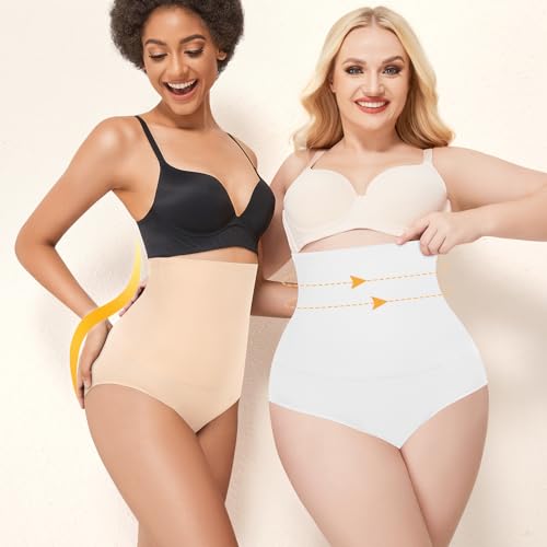 Image of Werena Women Tummy Control Shapewear Panties Shaping Underwear High Waist Body Shaper