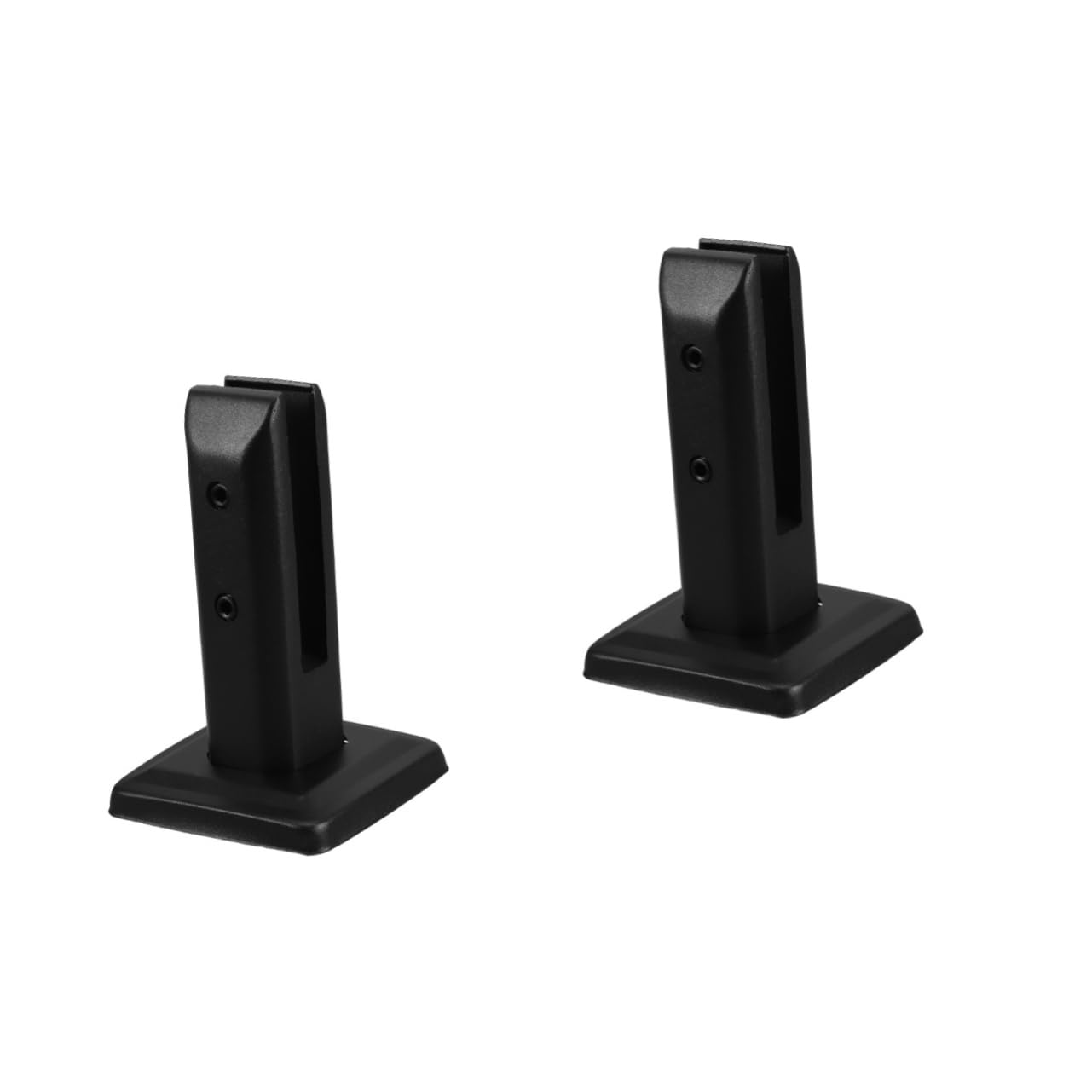 Support de fixation pour rampe d'escalier en acier inoxydable noir lot de 2