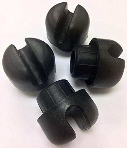 JumpKing HWEPC10.5-28S4 10.5 mm x 28 mm Enclosure Pole Cap - Set of 4