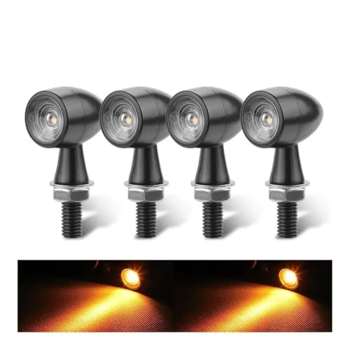 Clignotant Moto LED Jaune 12V Feu de Signalisation Directionnel - 2