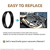 JEDELEOS Replacement Belts for Rainbow Vacuum Cleaner E and SE Series Power Nozzle PN-2, PN-2E, R-4375, R-2800 and R-1650, Replaces Part R1699 (Pack of 2)