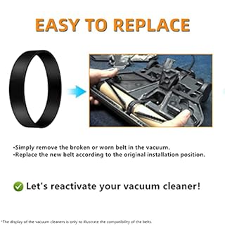 JEDELEOS Replacement Belts for Rainbow Vacuum Cleaner E and SE Series Power Nozzle PN-2, PN-2E, R-4375, R-2800 and R-1650, Replaces Part R1699 (Pack of 2)