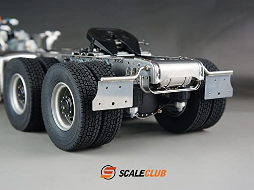 Amazon | scaleclub 1/14 6×6 スカニアタイプシャーシ デフロック付き