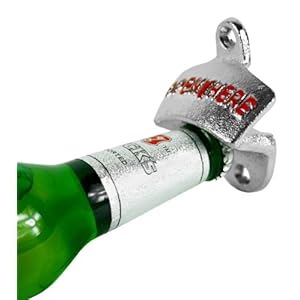 Flesopener Wandmontage – Man Cave Retro Bier Wandflesopener – Thuis, Bar, Keuken Buiten en Binnen