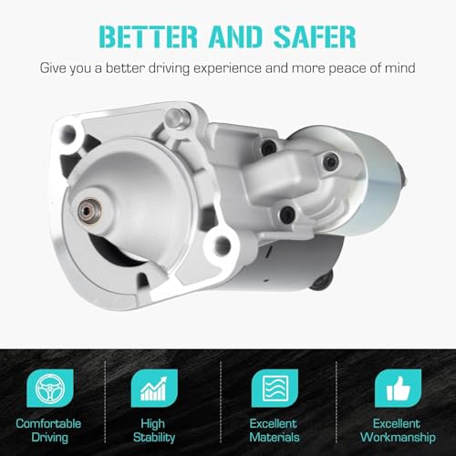Motor de arranque nuevo para Volvo 850 1993-1997, S40 V40 2000-2004, C70 1998-2004, S60 2001-2006, S70 1998-2000, S80 2004-2006, V70 1998-2006, XC70 XC90 2003-2006 miniatura 3