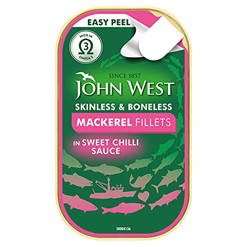 Mackerel Fillets in Sweet Chilli Sauce, 115 g, Pack of 10