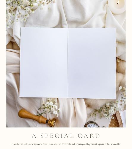 Carte de deuil et condoléances avec enveloppe Joli Coon