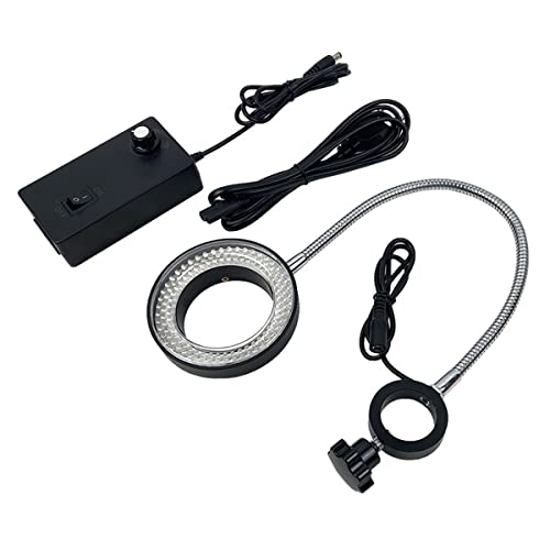 ���{�p�������A�N�Z�T���[ �����\��6500K 144 LED.�Y�Ɨp�X�e���I�������J�����A�_�v�^�p�����O���C�g�Ɩ���(32mm 144 LED Ring)