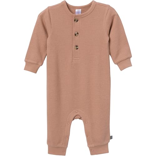 Image of Modern Moments by Gerber unisex-baby Long Sleeve Long Leg Slouch Romper