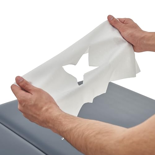 Image of Master Massage Disposable Breathing Space Cover (pack Of 100) for Massage Table, white