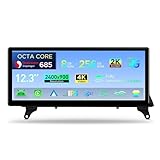 XTRONS Qualcomm 685 Android 14 Car Stereo for BMW X5 E70 / X6 E71 (2011-2013) with CIC System, 12.3 Inch 2K IPS Touch Screen GPS Navigation Support Wireless CarPlay Android Auto (8+256G)
