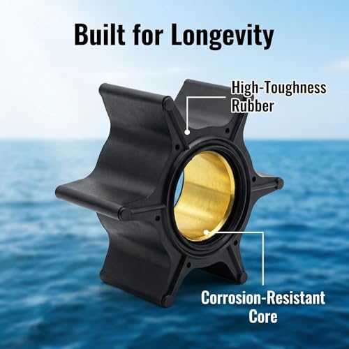 Image of 47-89983T Water Pump Impeller replaces 47-89983 47-65959 47-20268 fits Mercury Mariner 30-70HP 2-Stroke Outboard Sierra 18-3007